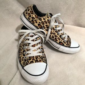 Converse All Star Leopard Sneakers
